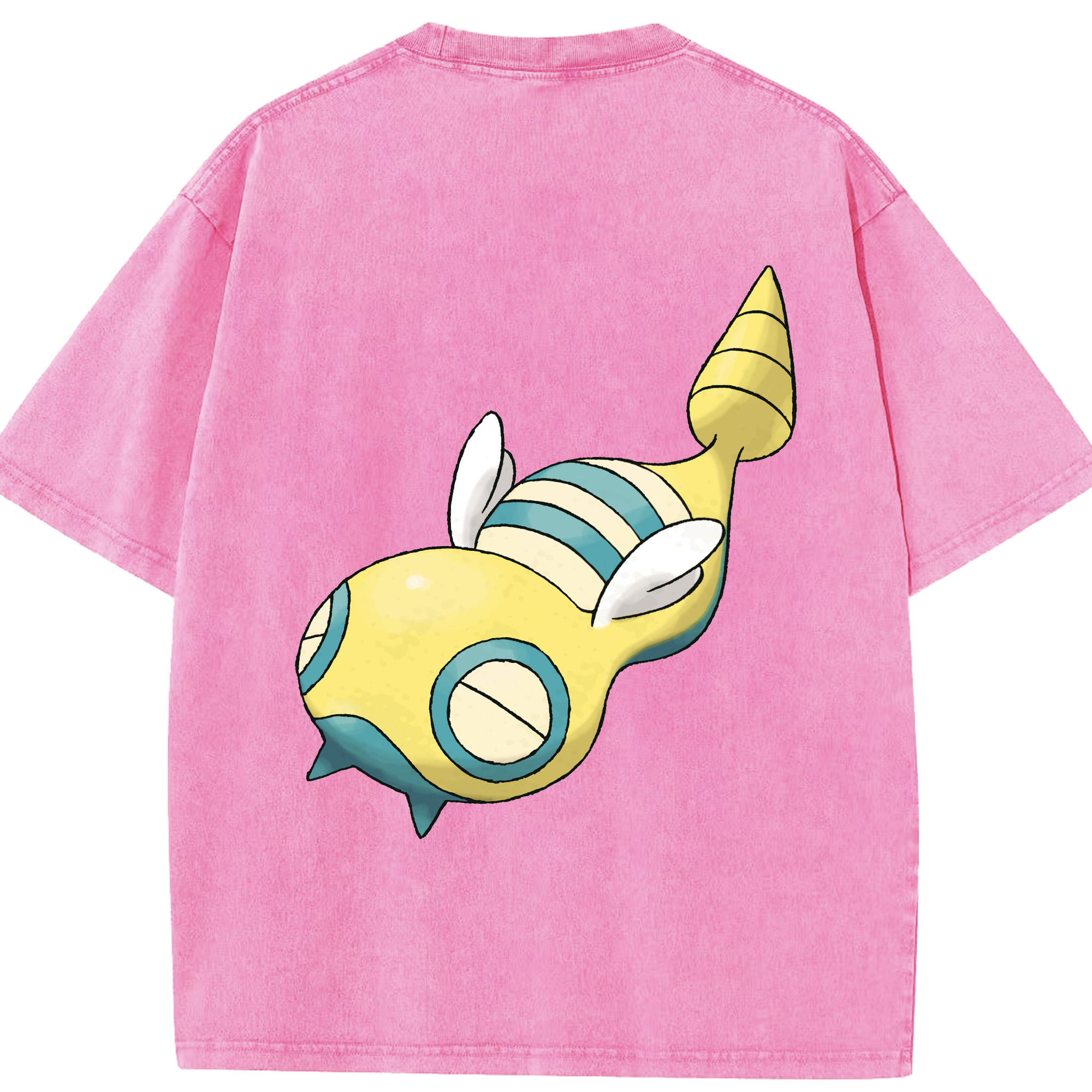 （画像用） ポケットモンスター Pokémon 綿100% ヴィンテージ風 半袖Tシャツ（背面プリント）